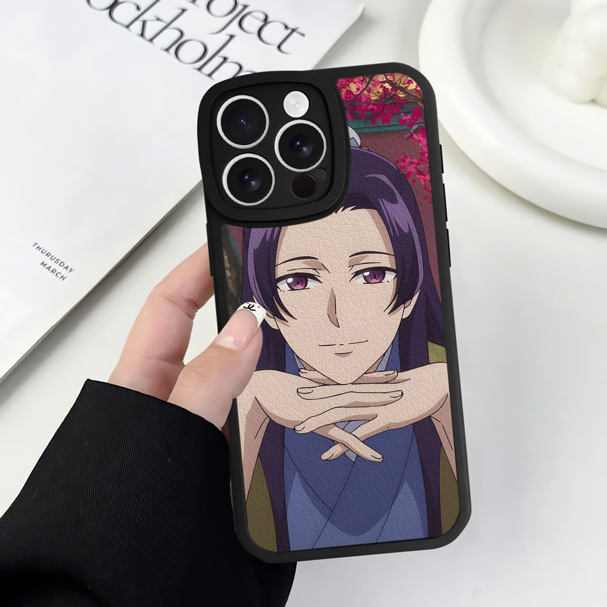 薬屋のひとりごと The Apothecary Diaries 【iPhone 16シリーズ対応】シリコンスマホケース（レザー調） 材質：シリコン